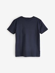 Футболка из 100% хлопка с логотипом Gant - Изображение 3 из 5
