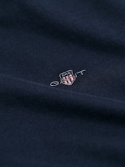 Футболка из 100% хлопка с логотипом Gant - Изображение 5 из 5