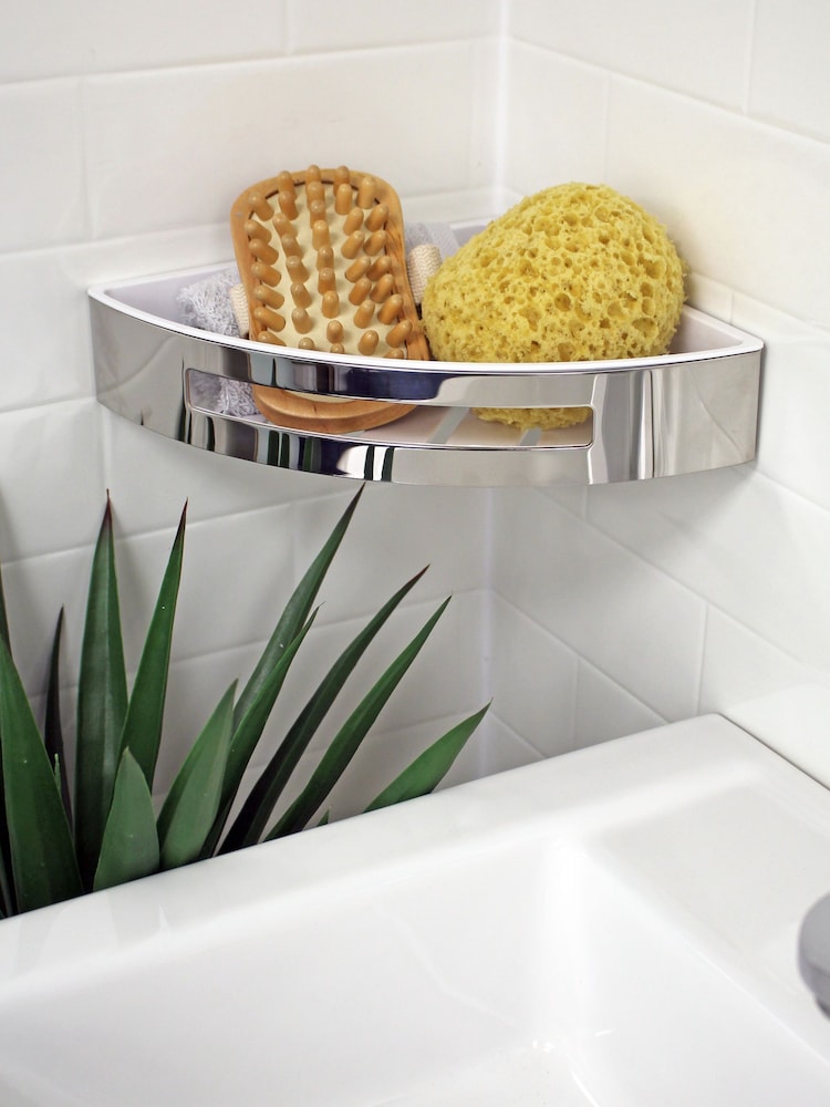 Showerdrape Bagno Rust Proof Corner Shower Basket - Image 2 of 4