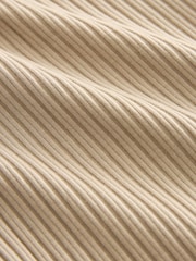 Neutrale Farbe - Gerippte Weste - Bild 6 von 6