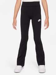 Nike Black Flared Leggings - Image 1 of 4