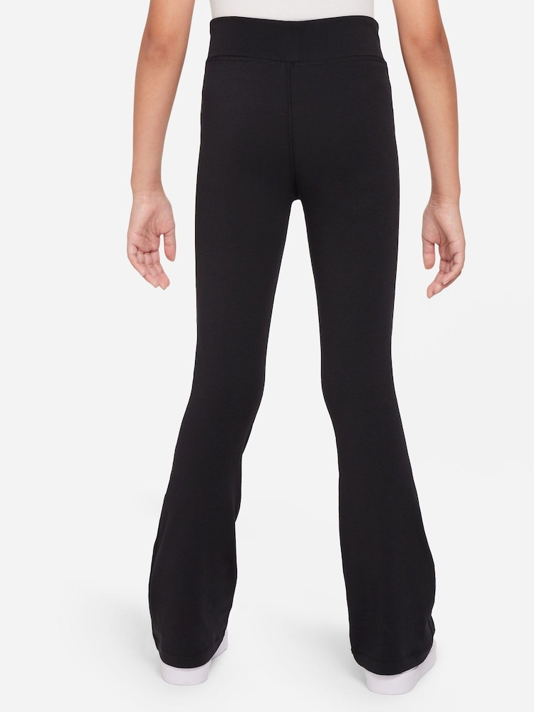 Nike Black Flared Leggings - Image 2 of 4