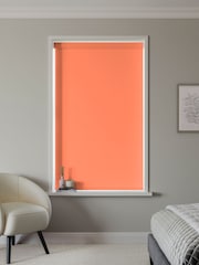 Coral Pink Echo Made to Measure Blackout Roller Blind - Image 2 of 6