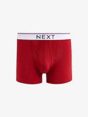 Blue/Grey/Red 10 pack A-Front Boxers - Image 10 of 12