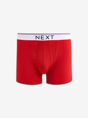 Blue/Grey/Red 10 pack A-Front Boxers - Image 4 of 12