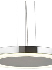 Searchlight Chrome Bellflower LED Disc Pendant Ceiling Light - Image 3 of 3