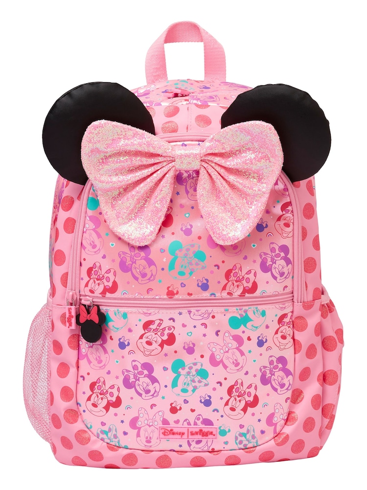 Smiggle Pink Minnie Mouse 3 Piece School Bundle Bag - Image 2 of 5