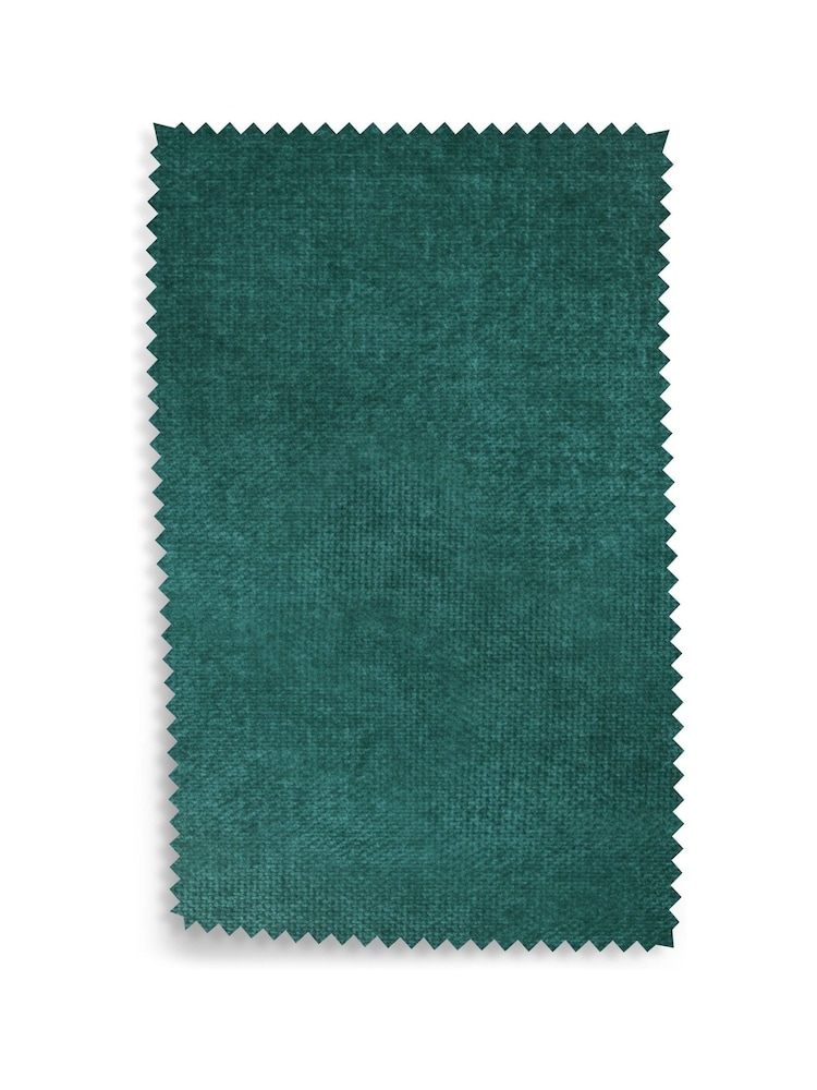 Dark Juniper Fabric By The Metre Fine Chenille - Image 1 of 1