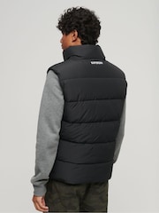Superdry Black Sports Puffer Gilet - Image 2 of 6