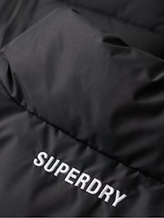 Superdry Black Sports Puffer Gilet - Image 5 of 6
