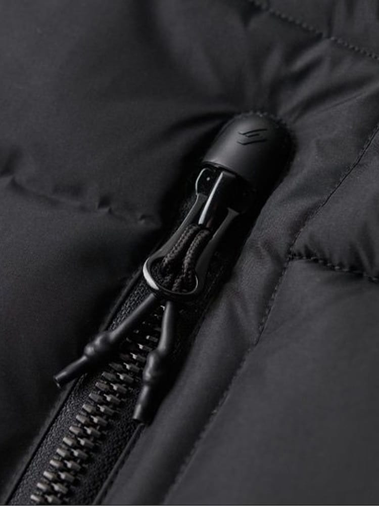 Superdry Black Sports Puffer Gilet - Image 6 of 6