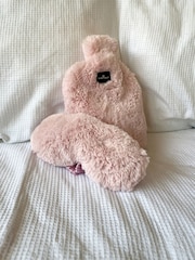 Warmies Pink Water Bottle And Eye Mask Gift Set - Image 1 of 6