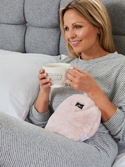 Warmies Pink Water Bottle And Eye Mask Gift Set - Image 5 of 6