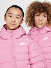 Nike Pink Synthetic Fill Jacket - Image 4 of 7