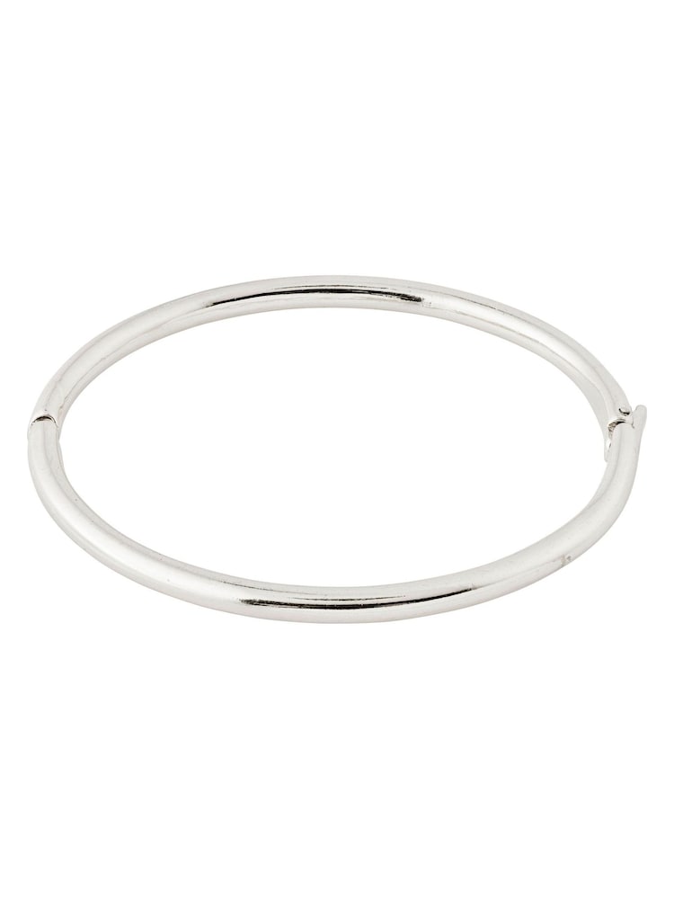 PILGRIM Silver Tone Sophia Recycled Bangle Bracelet - Image 1 of 4