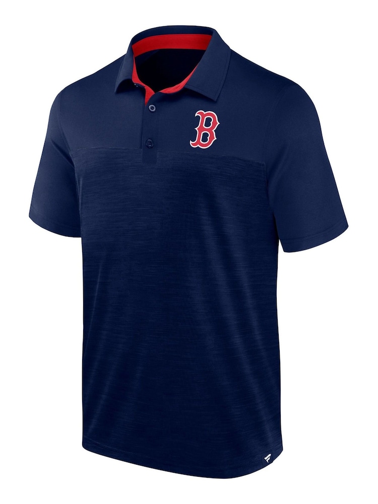 Fanatics Blue Boston Sox Fundamentals Polo Shirt - Image 3 of 3 Fanatics Blue Boston Sox Fundamentals Polo Shirt - Image 3 of 3