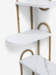 Marble Multi Tier Corner Shelf - Image 4 of 4