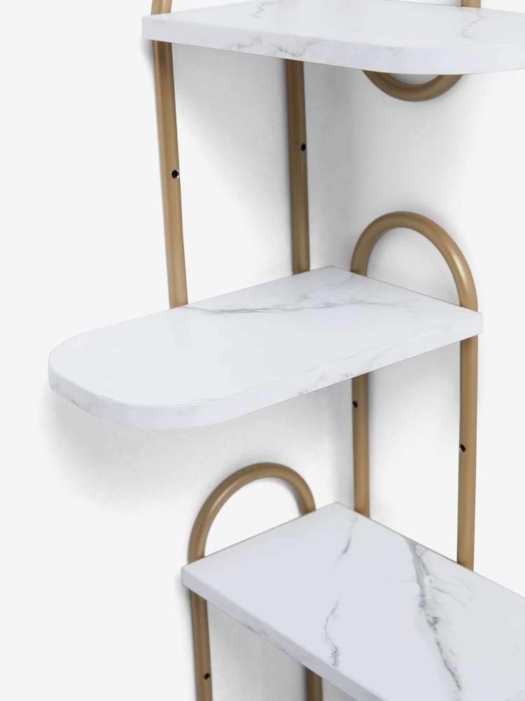 Marble Multi Tier Corner Shelf - Image 4 of 4