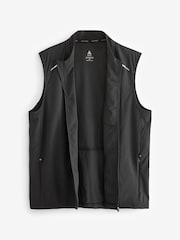 Black Active Woven Bomber Gilet - Image 6 of 9