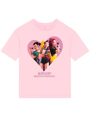 Character Pink K-Pop Demon Hunters Huntrix T-Shirt - Image 5 of 9