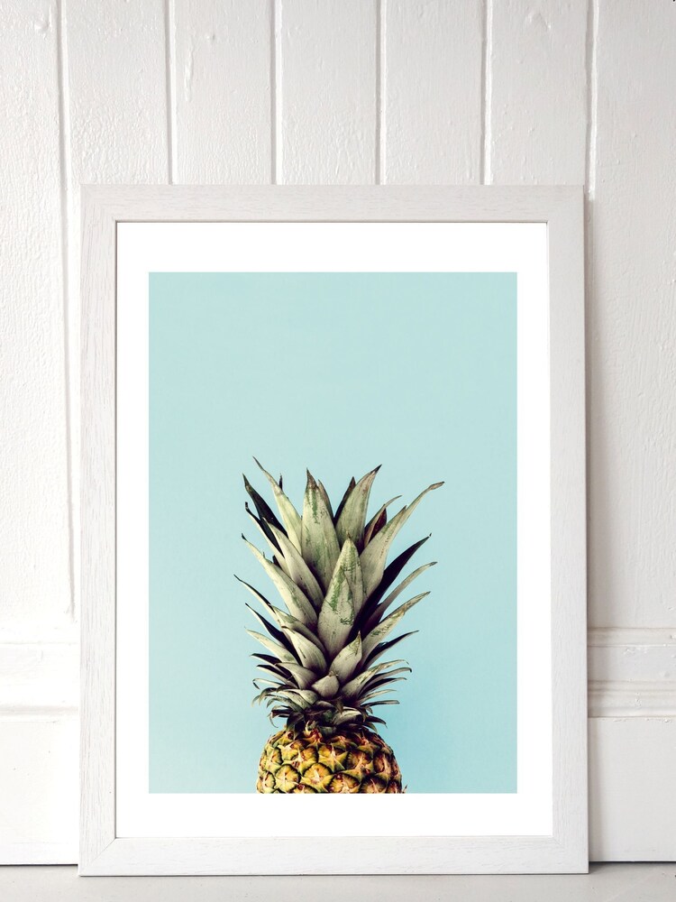 White Pineapple by Rafael Farias Framed Print - Image 1 of 1