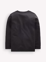 Boden Grey Long Sleeve Printed T-Shirt - Image 2 of 3