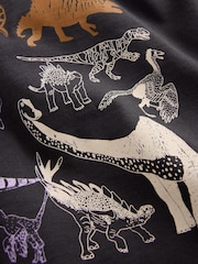 Boden Grey Long Sleeve Printed T-Shirt - Image 3 of 3