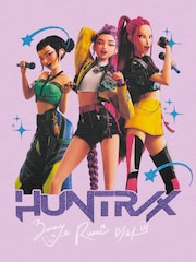 Character Pink K-Pop Demon Hunters Huntrix Bomber Jacket - Image 5 of 6