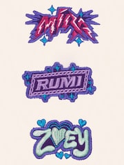 Character Pink K-Pop Demon Hunters Huntrix Bomber Jacket - Image 6 of 6