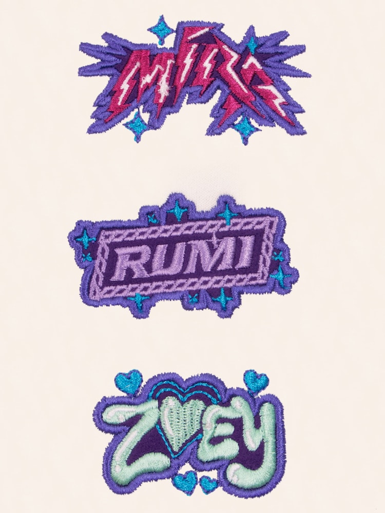 Character Pink K-Pop Demon Hunters Huntrix Bomber Jacket - Image 6 of 6 Character Pink K-Pop Demon Hunters Huntrix Bomber Jacket - Image 6 of 6
