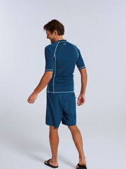 Animal Light Blue Mens Kai Quick Drying Rash Vest - Image 2 of 8