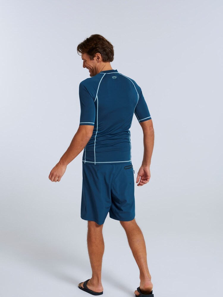 Animal Light Blue Mens Kai Quick Drying Rash Vest - Image 2 of 8