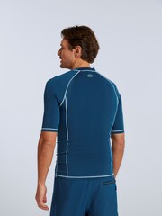 Animal Light Blue Mens Kai Quick Drying Rash Vest - Image 4 of 8