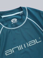 Animal Light Blue Mens Kai Quick Drying Rash Vest - Image 7 of 8