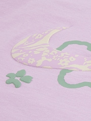 Nike Pink Little Kids Wild Flower Print Vest and Bike Shorts Set - Image 5 of 5