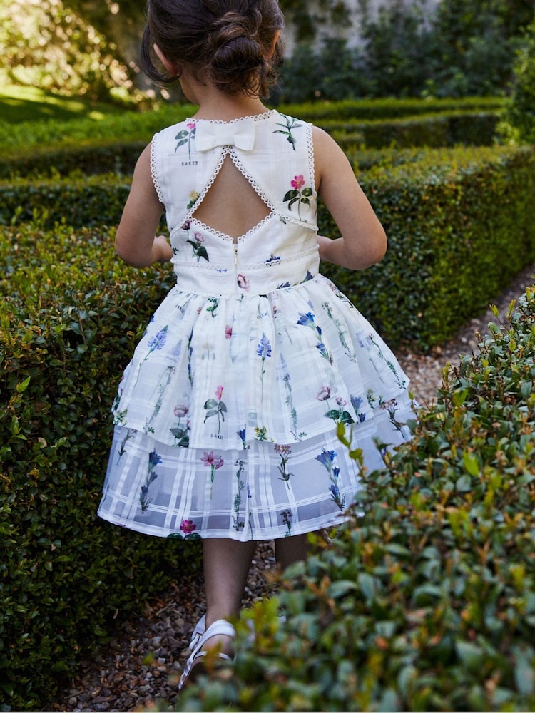 Baker by Ted Baker Floral Burnout Dress - Image 6 of 11