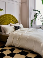 Rockett St George White 250 Thread Count 100% Cotton Studio Star Duvet Cover and Pillowcase Set - Image 1 of 4