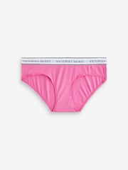 Victoria's Secret Pink/Black/Purple Hipster Logo 4 Pack Knickers - Image 2 of 7
