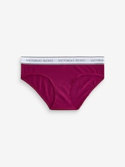 Victoria's Secret Pink/Black/Purple Hipster Logo 4 Pack Knickers - Image 3 of 7
