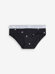 Victoria's Secret Pink/Black/Purple Hipster Logo 4 Pack Knickers - Image 4 of 7