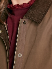 Joules Belfield Brown Shower Resistant Dry Wax Jacket - Image 10 of 13