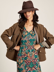Joules Belfield Brown Shower Resistant Dry Wax Jacket - Image 2 of 13