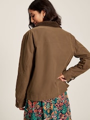 Joules Belfield Brown Shower Resistant Dry Wax Jacket - Image 3 of 13