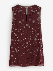 Free People Brown Brighter Days Mini Dress - Image 8 of 11