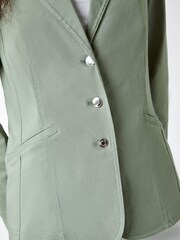 Roman Green Stretch Button Detail Blazer - Image 5 of 5