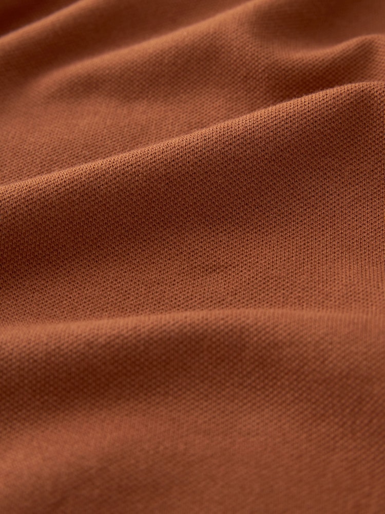 Braun/Bronze - Reguläre Passform - Kurzärmliges Piqué-Poloshirt - Bild 8 von 8 Braun/Bronze - Reguläre Passform - Kurzärmliges Piqué-Poloshirt - Bild 8 von 8