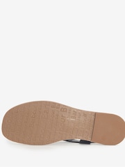 Barbour® Black Vivienne Leather Sandals - Image 5 of 6