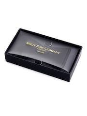 Savile Row Company Black Pure Silk Self Bow Tie & Cufflinks Set - Image 2 of 2