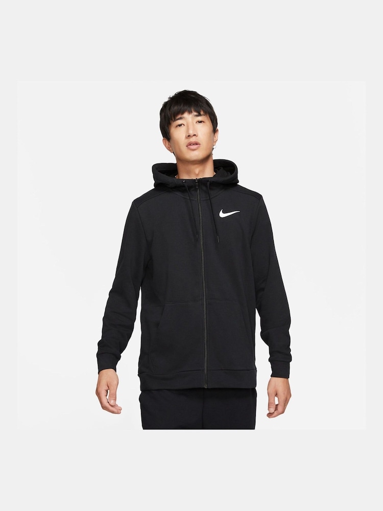 Nike Black Dri-FIT Zip-Up Training Hoodie - Image 1 of 10
