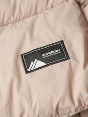 Superdry Grey Hooded Ripstop Longline Gilet - Image 6 of 6